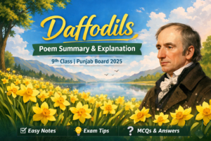Daffodils Poem Summary & Explanation (9th Class – Punjab Board 2025)