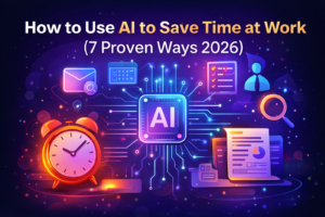 how to use AI to save time at work