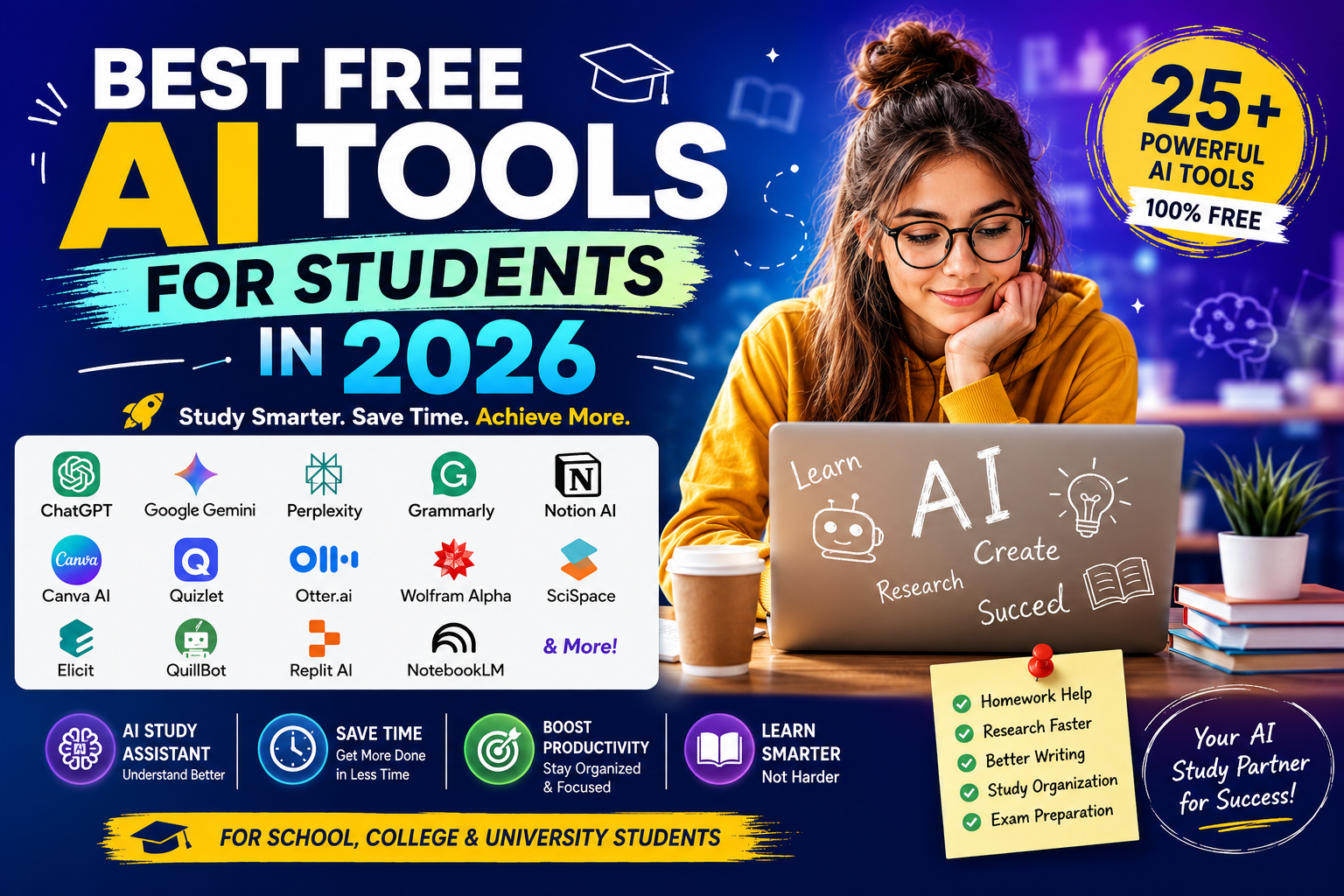 Best Free AI Tools for Students